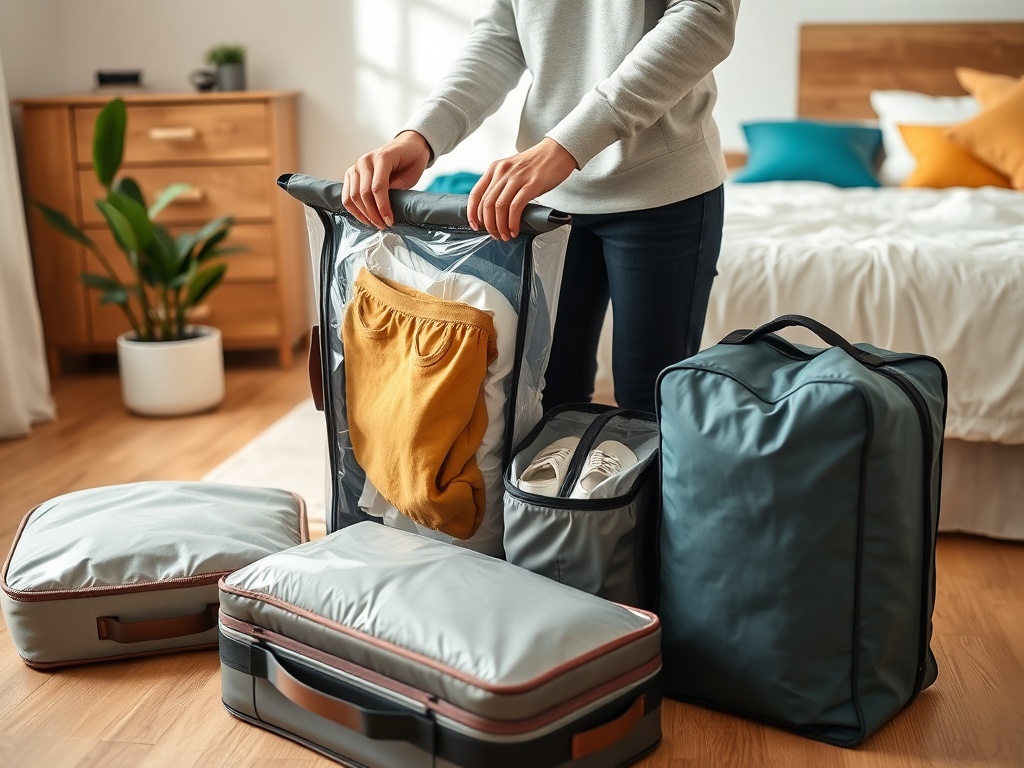 pizzerianicoli.ro | Accesorii de călătorie pentru organizarea hainelor (saci de compresie)